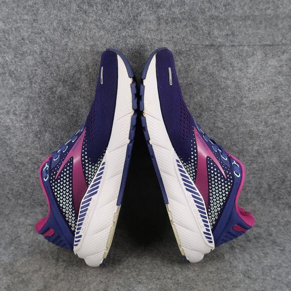 Brooks Shoes Womens 7 Athletic Trainer Adrenaline GTS 22 Running Sneaker Purple - Picture 8 of 11